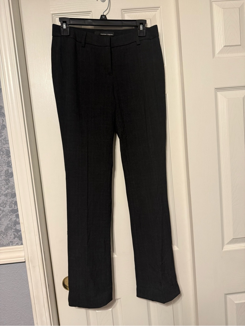 Amanda & Chelsea Charcoal Dress Pants - Straight-Leg Tailored